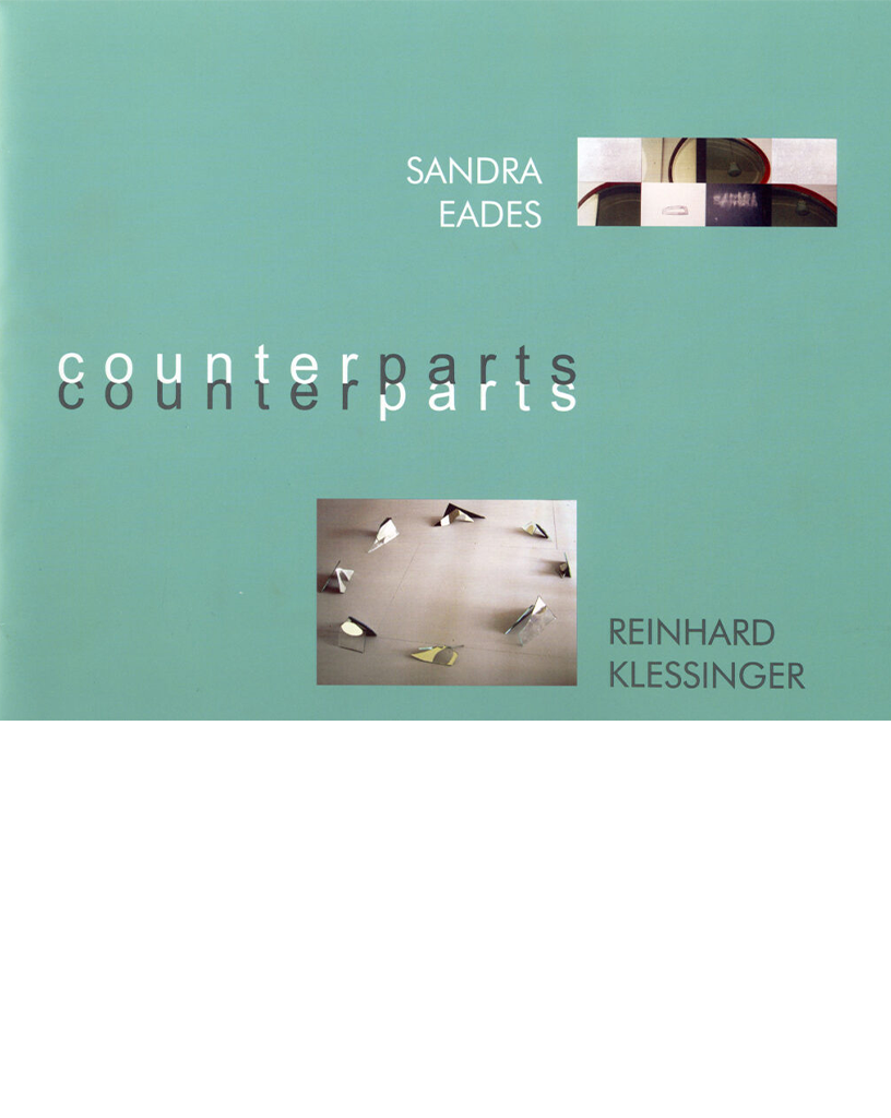 SANDRA EADES & REINHARD KLESSINGER. COUNTERPARTS